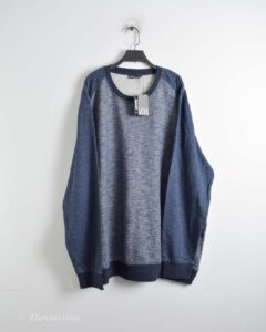 بافت نازک یقه گرد سرمه ای Livergy