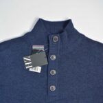 بافت دکمه دار سرمه ای Livergy