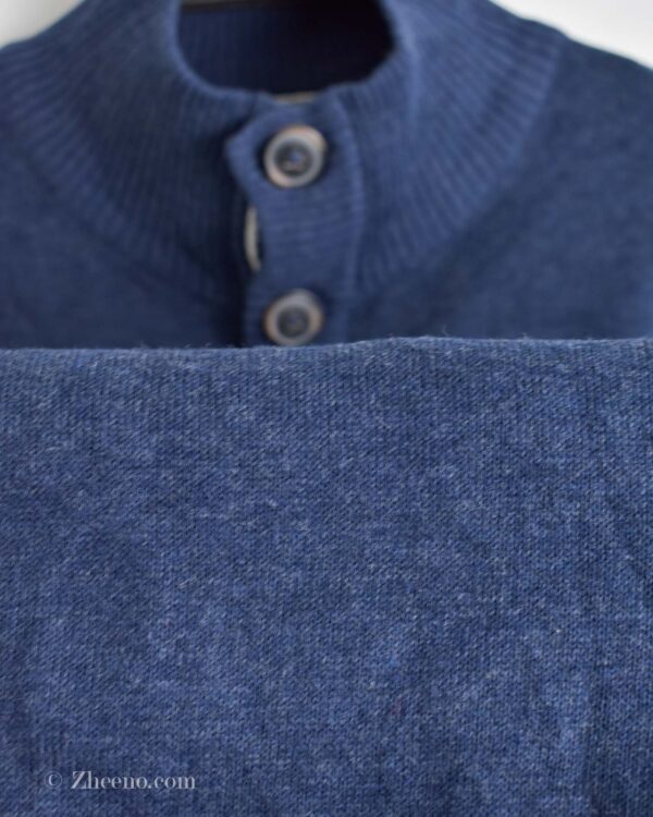 بافت دکمه دار سرمه ای Livergy