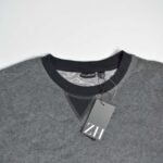 بافت نازک یقه گرد خاکستری Livergy