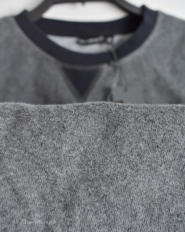 بافت نازک یقه گرد خاکستری Livergy