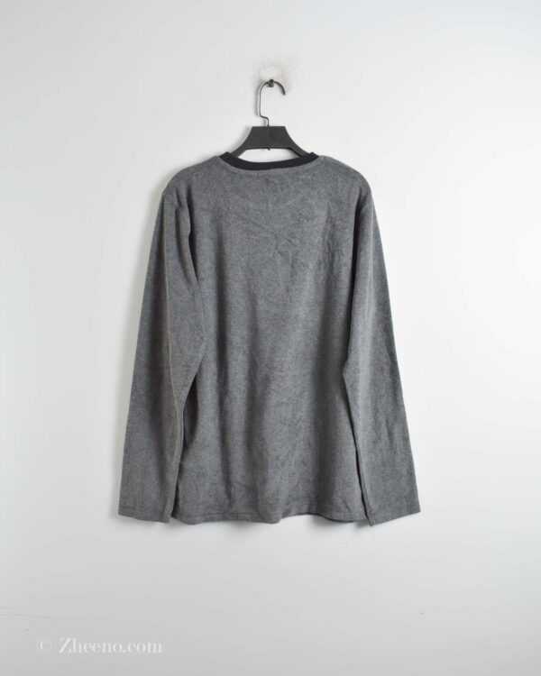 بافت نازک یقه گرد خاکستری Livergy