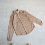 پیراهن کبریتی آستین بلند کرم Primark