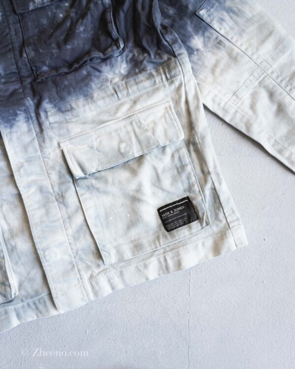 جکت جین طرح آبرنگ Jack&Jones