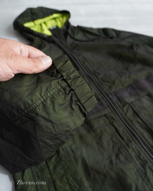 جکت بادگیر کلاه دار سبز تیره Jack&Jones