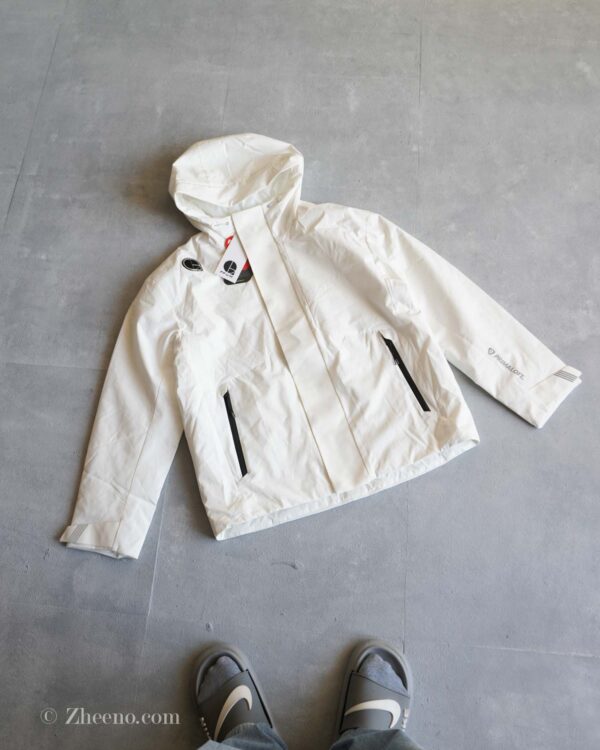 جکت کلاه دار سفید ساده Jack&Jones