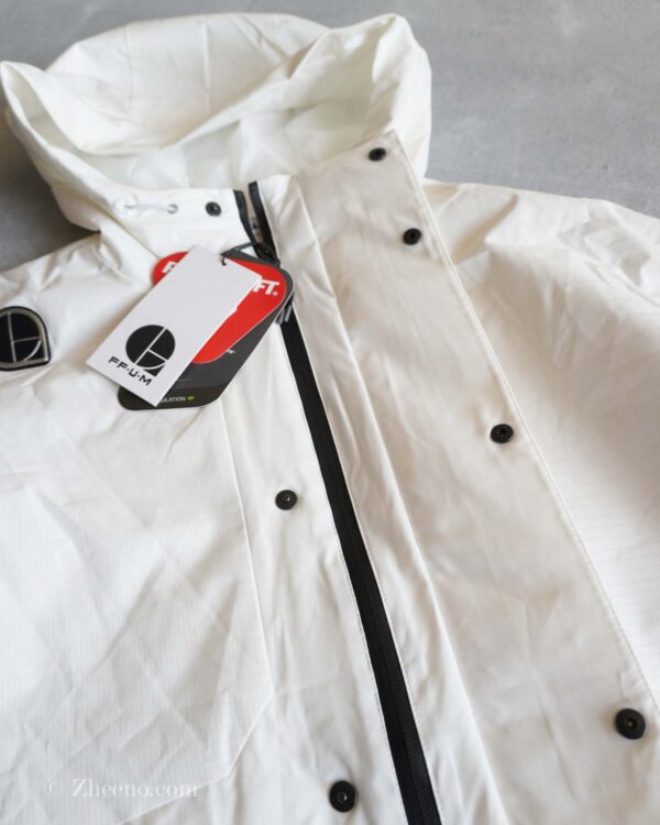جکت کلاه دار سفید ساده Jack&Jones