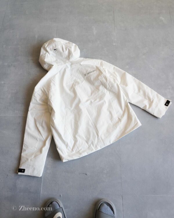 جکت کلاه دار سفید ساده Jack&Jones
