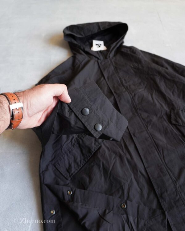 جکت بارانی مشکی کلاه دار Jack&Jones