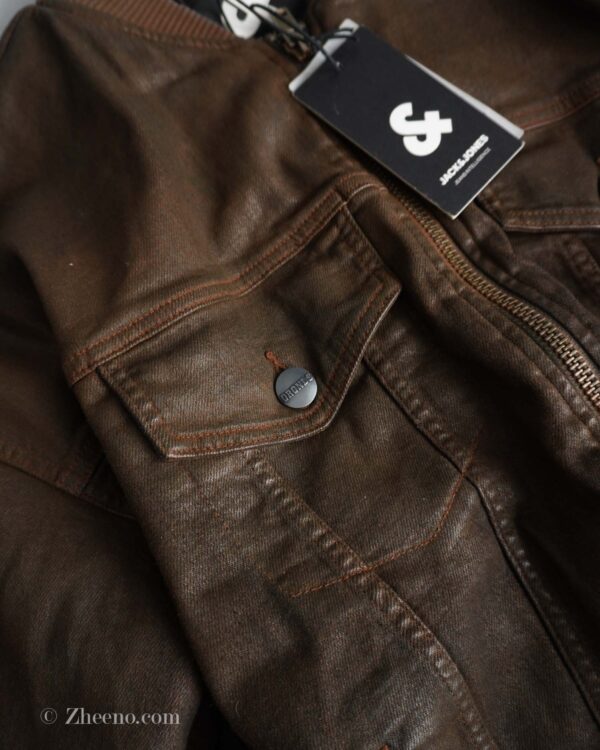بامبر جکت قهوه ای Jack&Jones