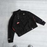 جکت جین مشکی طرح دار اسپرت Jack&Jones