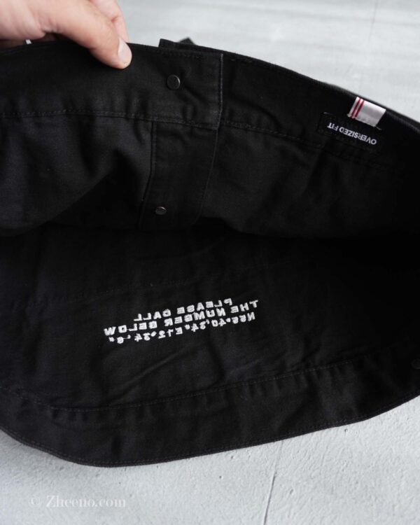 جکت جین مشکی طرح دار اسپرت Jack&Jones