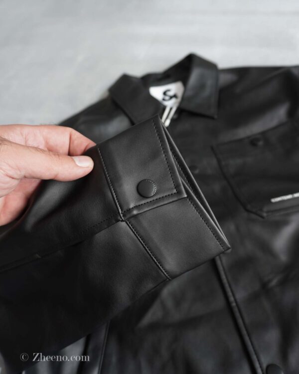 جکت چرم مشکی Jack&Jones