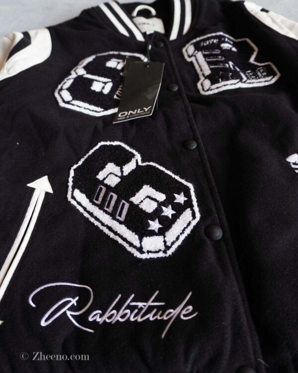 بامبر جکت زنانه مشکی Only