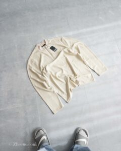 نیم زیپ کرمی asos