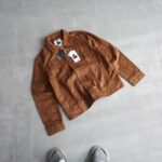 جکت چرم جیر قهوه ای ساده Jack&Jones