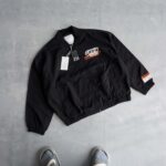 بامبر جکت مشکی طرح دار Jack&Jones