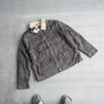 جکت جین داخل خز خاکستری Primark