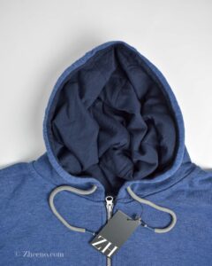 سویشرت کلاه دار آبی Livergy