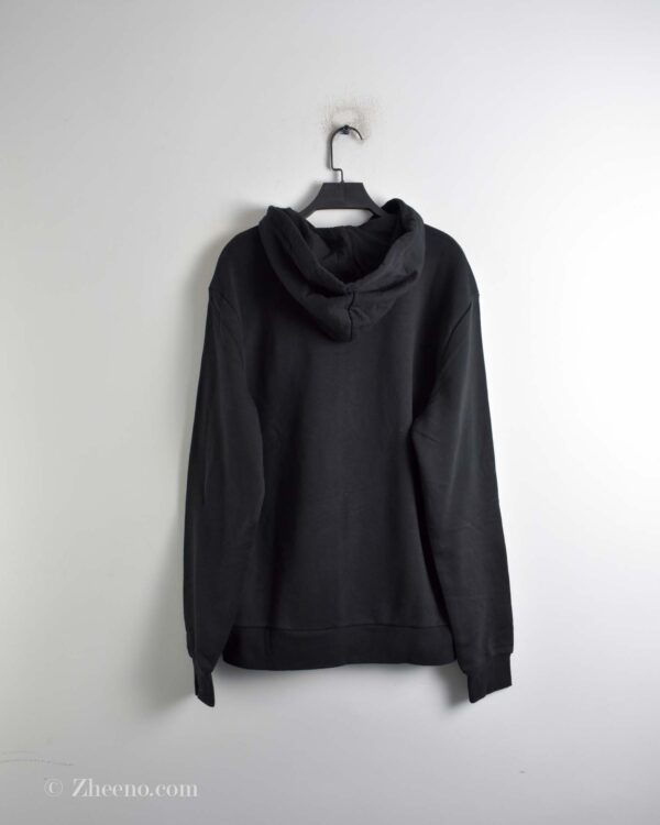 سویشرت کلاه دار مشکی ساده H&M