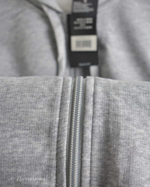 سویشرت کلاه دار طوسی ساده