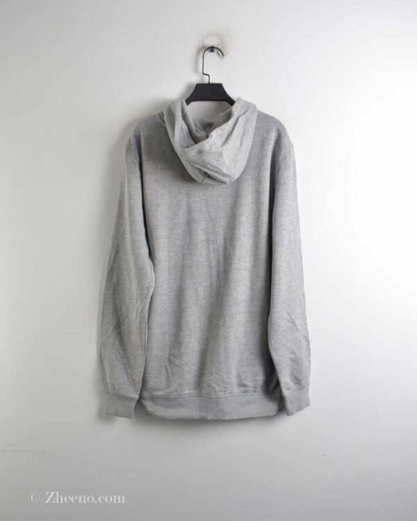 سویشرت کلاه دار طوسی ساده