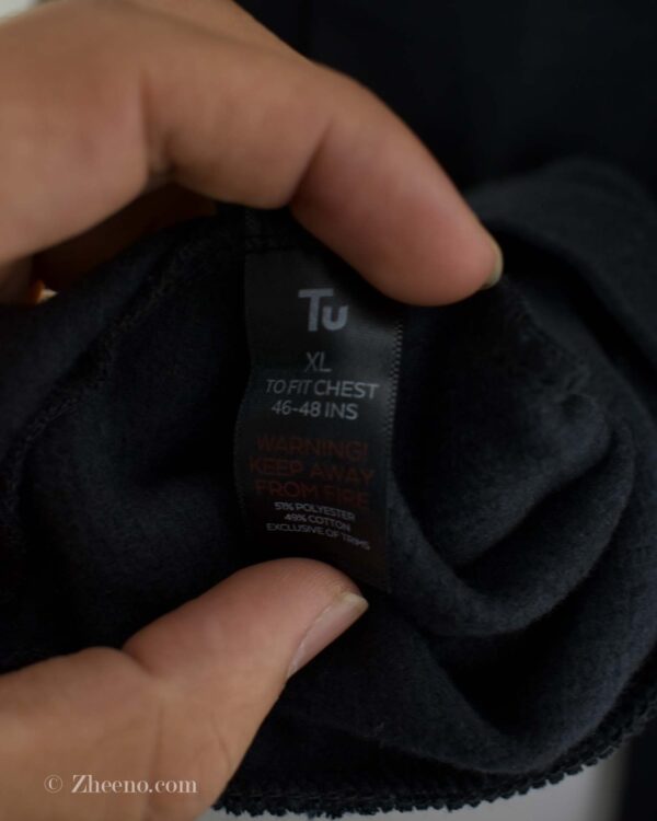 هودی مشکی ساده Pangewean