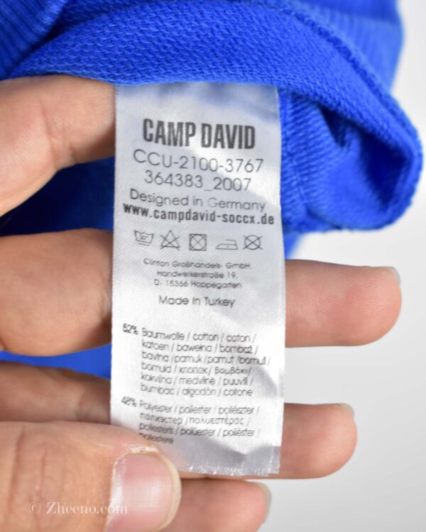 هودی آبی طرح دار Camp David