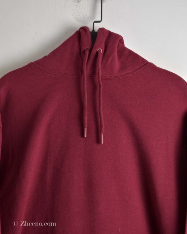 هودی عنابی تند ساده Topman