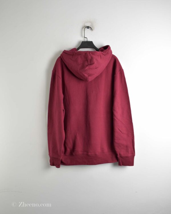 هودی عنابی تند ساده Topman