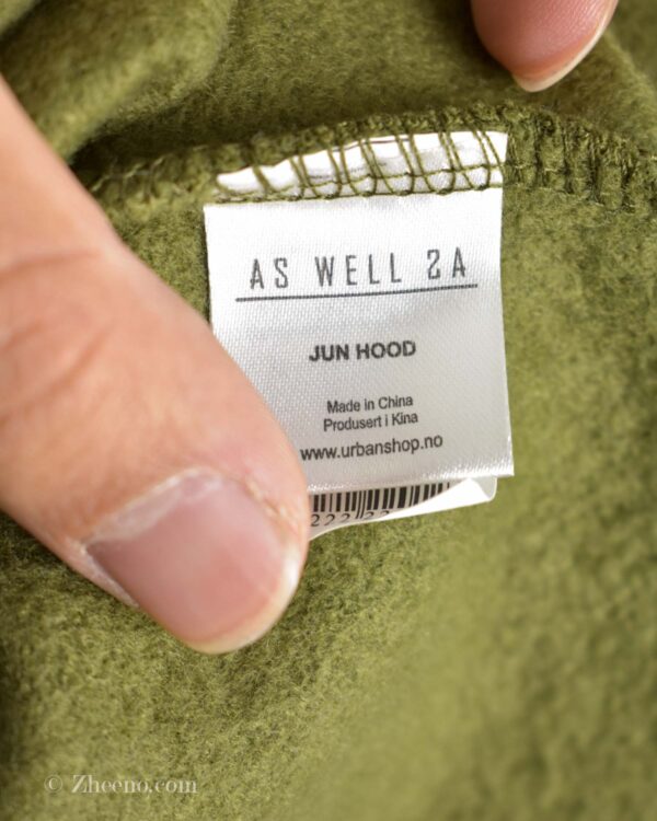 هودی سبز ارتشی ساده As well 2A