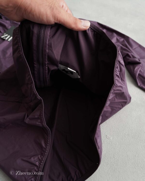 جکت بادگیر کلاه دار بنفش Jack&Jones