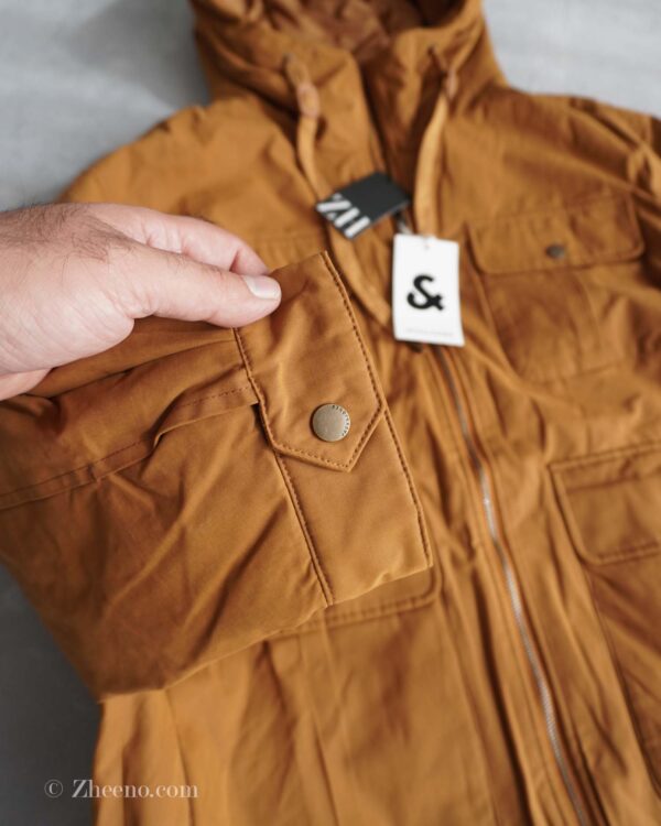 جکت کلاه دار شتری Jack&Jones