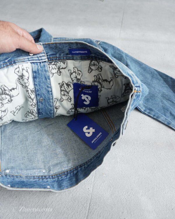 جکت جین نوشته دار Jack&Jones