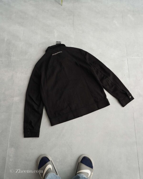 جکت مشکی تمام دکمه ساده Jack&Jones