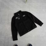 جکت جین مشکی طرح دار Jack&Jones