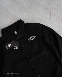 جکت جین مشکی طرح دار Jack&Jones