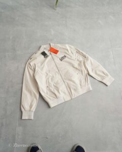 بامبر جکت کرم آستین زیپ دار Jack&Jones