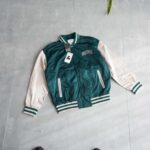 بامبر جکت سبز آستین کرم Jack&Jones