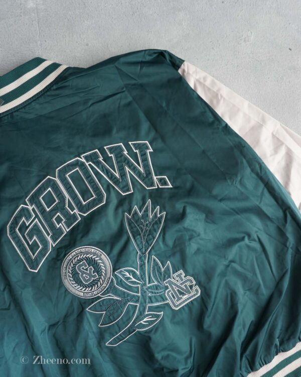 بامبر جکت سبز آستین کرم Jack&Jones