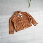 جکت چرم جیر شتری Jack&Jones