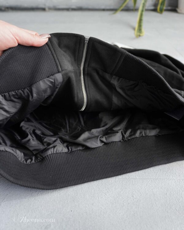 بامبر جکت مشکی سفید Jack&Jones