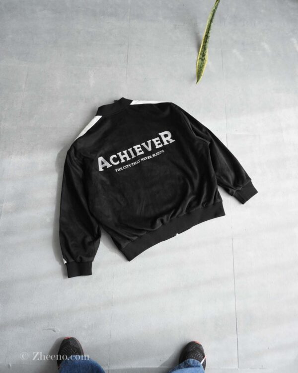 بامبر جکت مشکی سفید Jack&Jones