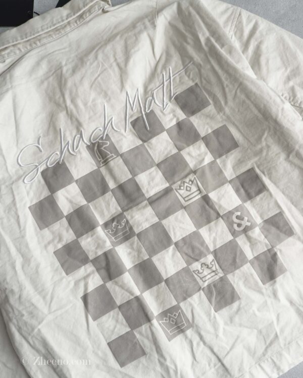 جکت جین شیری طرح دار Jack&Jones