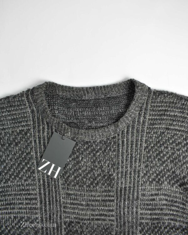 بافت وینتیج مشکی خاکستری