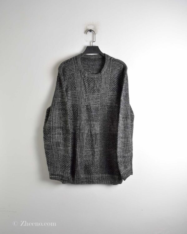 بافت وینتیج مشکی خاکستری