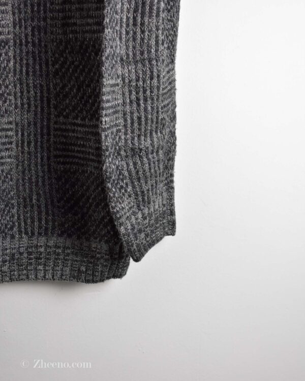 بافت وینتیج مشکی خاکستری