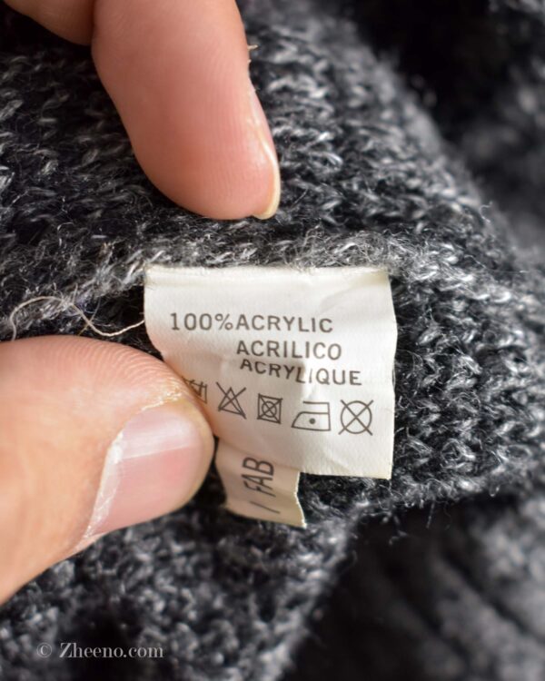 بافت وینتیج مشکی خاکستری