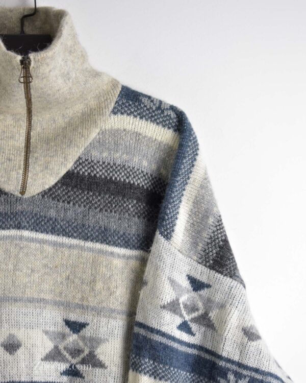 بافت وینتیج زیپ دار