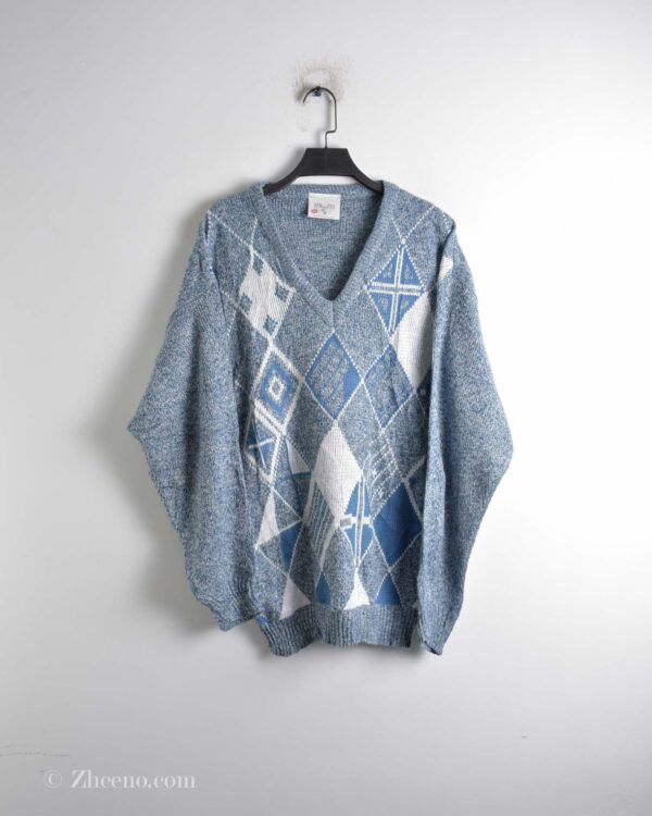 بافت وینتیج آبی New Era